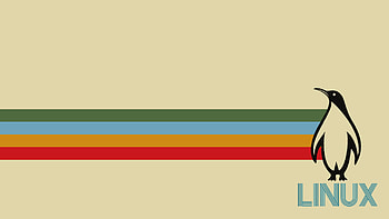Gruvbox Tux — Retro / Vintage Linux Stripes (Gruvbox ), Gruvbox, Linux HD wallpaper