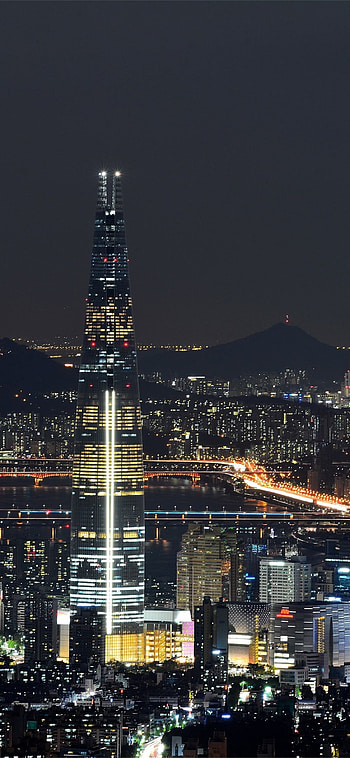 Seoul Skyline, Best South Korea , Digital backgrounds HD phone wallpaper