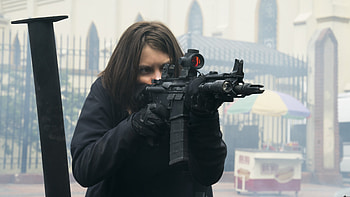 Lauren Cohan, Mile 22, Action, Adventure HD wallpaper