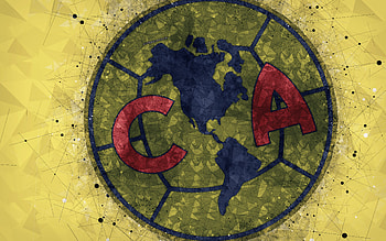 Club America, logo, football, mexican HD wallpaper