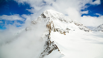 Snow Mountains , snow, mountains, nature HD wallpaper