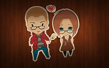 Love, Couple, Pair, Surface, Planks, Board HD wallpaper
