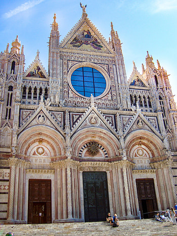 Siena Cathedral, Relaxing on stairs, Candid graphy, Street scenes HD phone wallpaper