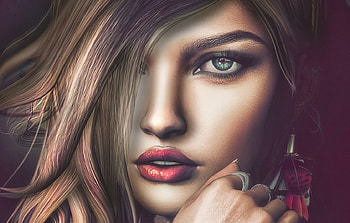 Girl, Face, Eyes, Portrait HD wallpaper