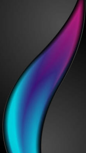 black amoled colorful, curves, pink, blue, neon, texture, pattern, abstract, tint HD phone wallpaper