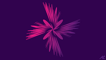 Flower Abstract , flower, abstract, artist, artwork, minimalist, digital-art, behance HD wallpaper