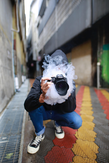 Smoke, Hand, Miscellanea, Miscellaneous, grapher, Camera HD phone wallpaper