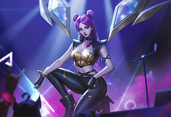 KDA, League of Legends, music concert, art HD wallpaper