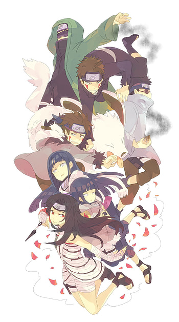 Kiba Inuzuka, Naruto anime, Akamaru, Mobile HD phone wallpaper