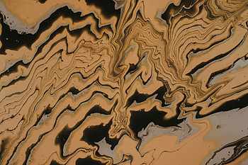 Abstract, Waves, Divorces, Paint, Liquid, Brown HD wallpaper