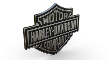 Harley-Davidson, Logo, 3D printing, Design HD wallpaper