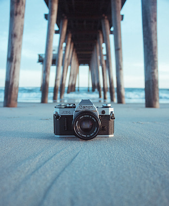 Sand, Pier, Blur, Smooth, Technologies, Technology, Camera HD phone wallpaper