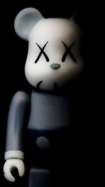 Kaws, Dark Theme, Background HD phone wallpaper