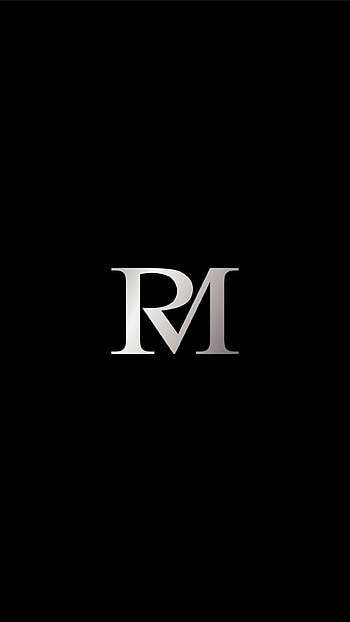 M R, Black Background HD phone wallpaper