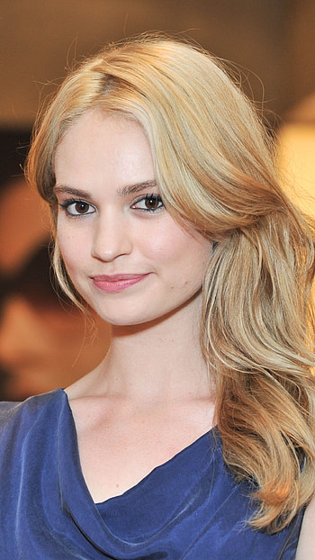 Lily James, Beautiful Actress HD phone wallpaper