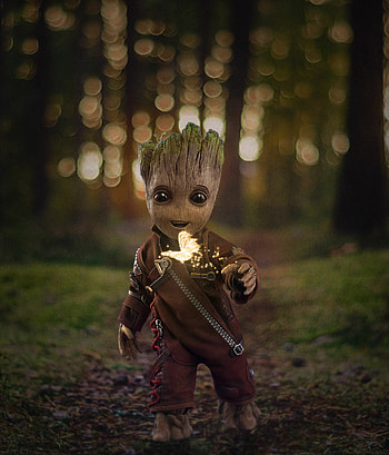 Baby Groot, Baby Groot Dancing HD phone wallpaper