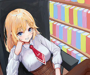 Watson Amelia, hololive, Watson Amelia, Anime, Virtual Youtuber HD wallpaper