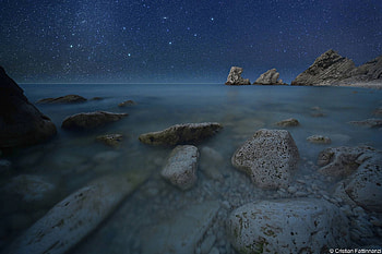Andromeda On The Rocks, Andromeda, galaxy, fun, space, stars HD wallpaper
