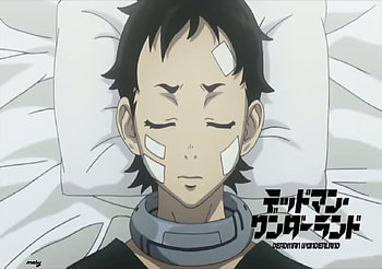 deadmand wonderland ganta, igarashi, prison, ganta, woodpecker, anime, deadmand, mesy, sin, of, branches, wonderland, blood, manga HD wallpaper