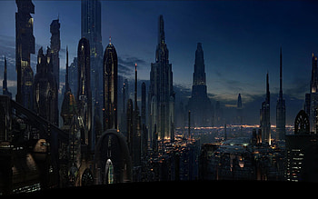Landscape : Coruscant (2560/1600) - Star Wars . HD wallpaper