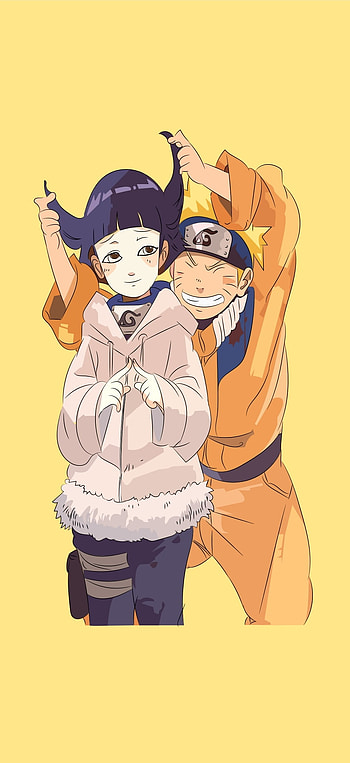 Naruto and Hinata, art, cartoon HD phone wallpaper