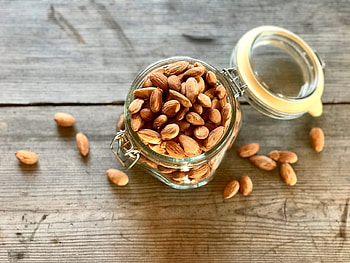 Sprouted almond delicacies, Dehydrated gourmet wonder, Vegetarian kitchen delights, Nut-based treasures HD wallpaper