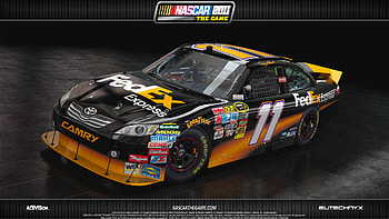 NASCAR 2011, racing, 2011, fedex, nascar, game, video, denny, hamlin HD wallpaper