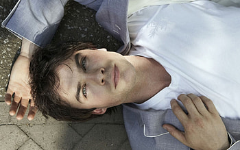 Ian Somerhalder, Movies, Actor, White T-shirt HD wallpaper