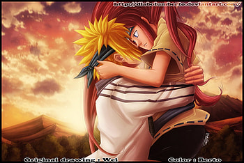 naruto, anime, minato namikaze, kushina uzumaki HD wallpaper