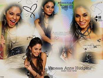Vanessa Hudgens, vanessa, pretty, hearts, cute, actress HD wallpaper