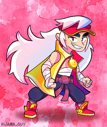 fang brawl stars, magenta, pink HD phone wallpaper