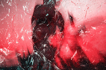 Abstract, Paint, Surface, Glass, Stains, Spots HD wallpaper