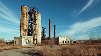 Abandoned Factory: A Stunning Ultra, abandoned building, industrial HD wallpaper