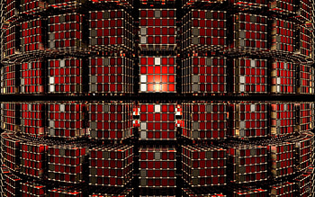 3D, Form, Metal, Style, Dimensions (Edit), Dimension, Cube HD wallpaper