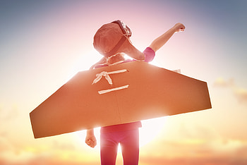 Girl With Flying Cardboard, others HD wallpaper