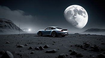 Porsche In Midnight, porsche, cars HD wallpaper