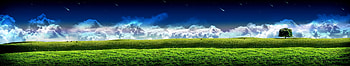 Triple monitor screen ., 7680X1440 Ocean HD wallpaper