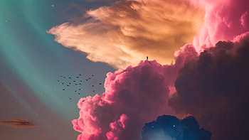 Elysium Morning, artist, artwork, digital-art, outrun HD wallpaper