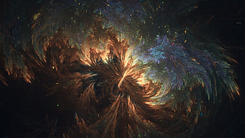 Brown Glare Fractal Art Pattern Abstraction Abstract HD wallpaper