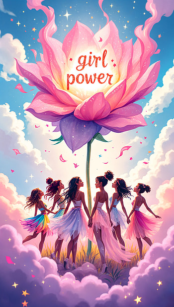 Empower Your Spirit: Girl Power for Your , flower HD phone wallpaper