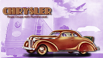 1937 Chrysler Coupe Rumbleseat, 1937 Chrysler, Chrysler , Chrysler Motors, Chrysler Automobiles, Chrysler Background HD wallpaper