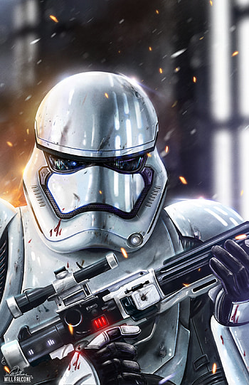 Here's a Star Wars The Force Awakens inspired new storm trooper painting I created. I HD phone wallpaper