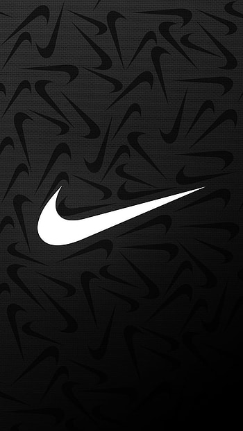 Nike, monochrome graphy, monocromático, Dark, Tênis, minimalist, Shoes, minimalista, Escuro, Logo HD phone wallpaper