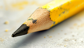 Close-Up of a Pencil in Stunning Ultra, pencil, close-up, yellow, writing, art supplies HD wallpaper