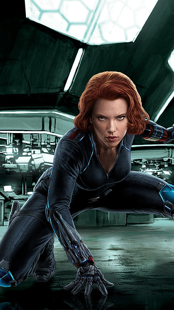 Black Widow, Scarlett Johansson, movie, Avengers: Age of Ultron HD phone wallpaper