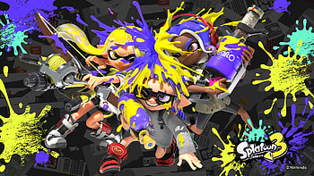 Splatoon 3 – Ink Battle Action in Vivid Colors, video game, Splatoon 3 HD wallpaper