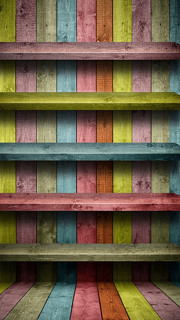 Shelf, Colorful, Wall Shelf, colorful wall, colorful shelf HD phone wallpaper
