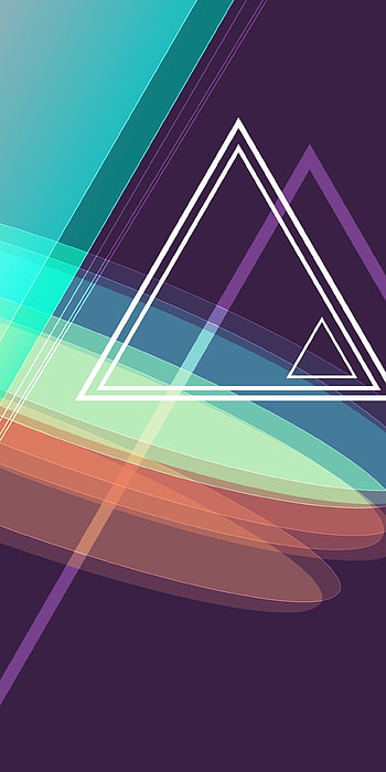 Geometric Abstract, Geometric abstract triangles, Colorful , Samsung Galaxy HD phone wallpaper
