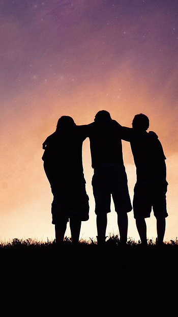 Friends, boys friendship HD phone wallpaper