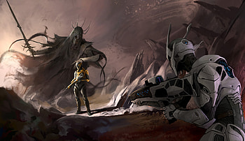 Edge of ghost, Sci Fi, battle HD wallpaper